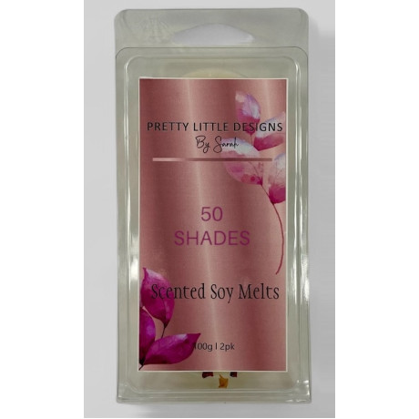 50 Shades Soy Melts 2 Pack Round