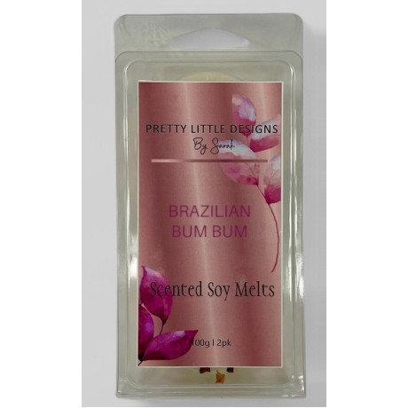 Brazilian Bum Bum Soy Melts 2 Pack Round 