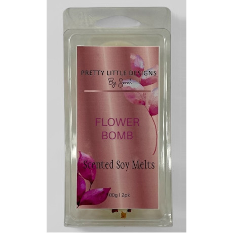Flower Bomb Soy Melts 2 Pack Round 