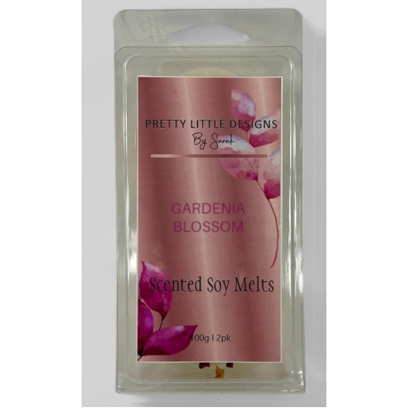 Gardenia Bloom Soy Melts 2 Pack Round 