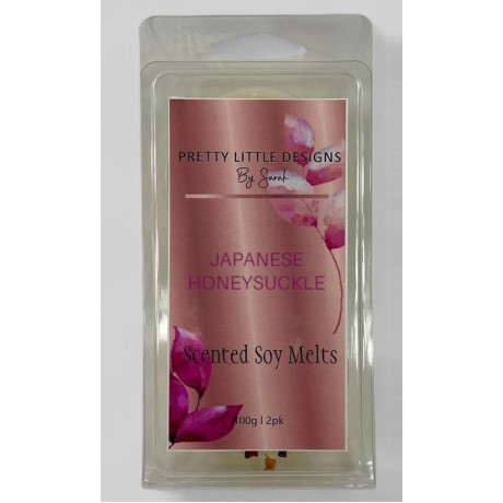 Japanese Honeysuckle Soy Melts 2 Pack Round  